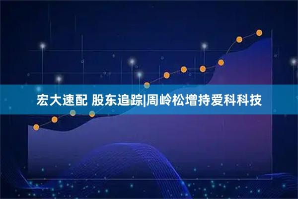 宏大速配 股东追踪|周岭松增持爱科科技